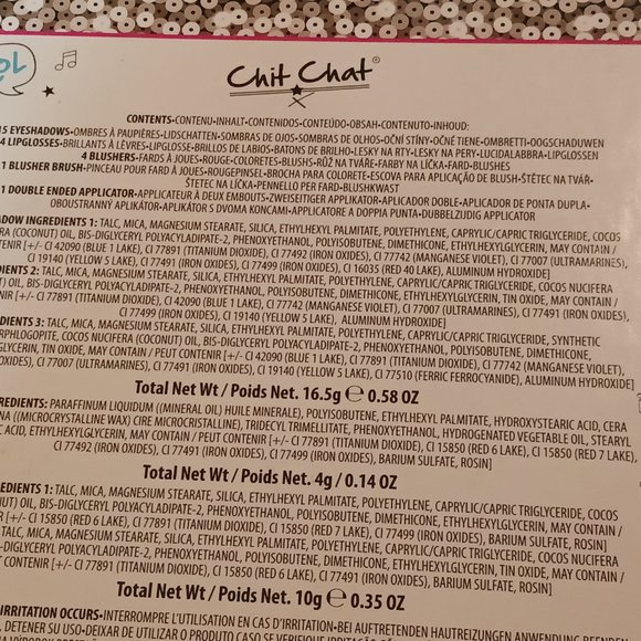 NWT! CHIT CHAT Makeup Book/Palette - Picture 2 of 10